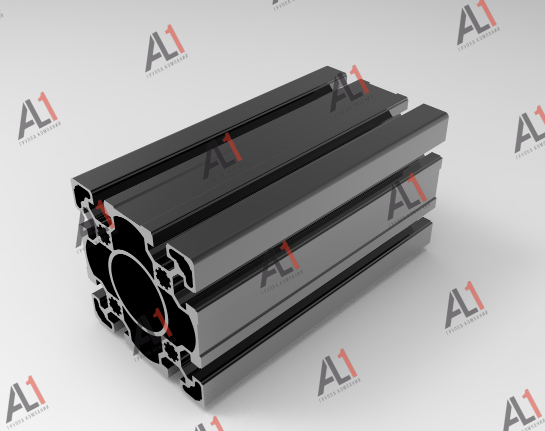 Конструкционный алюминиевый профиль 100х100 анодированный